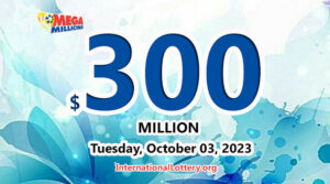 300,000,000美元的Mega Millions巨奖正在等待它的主人。