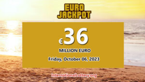 2023年10月3日：三位幸运玩家赢得了二等奖——EuroJackpot 奖金为 3600 万美元。